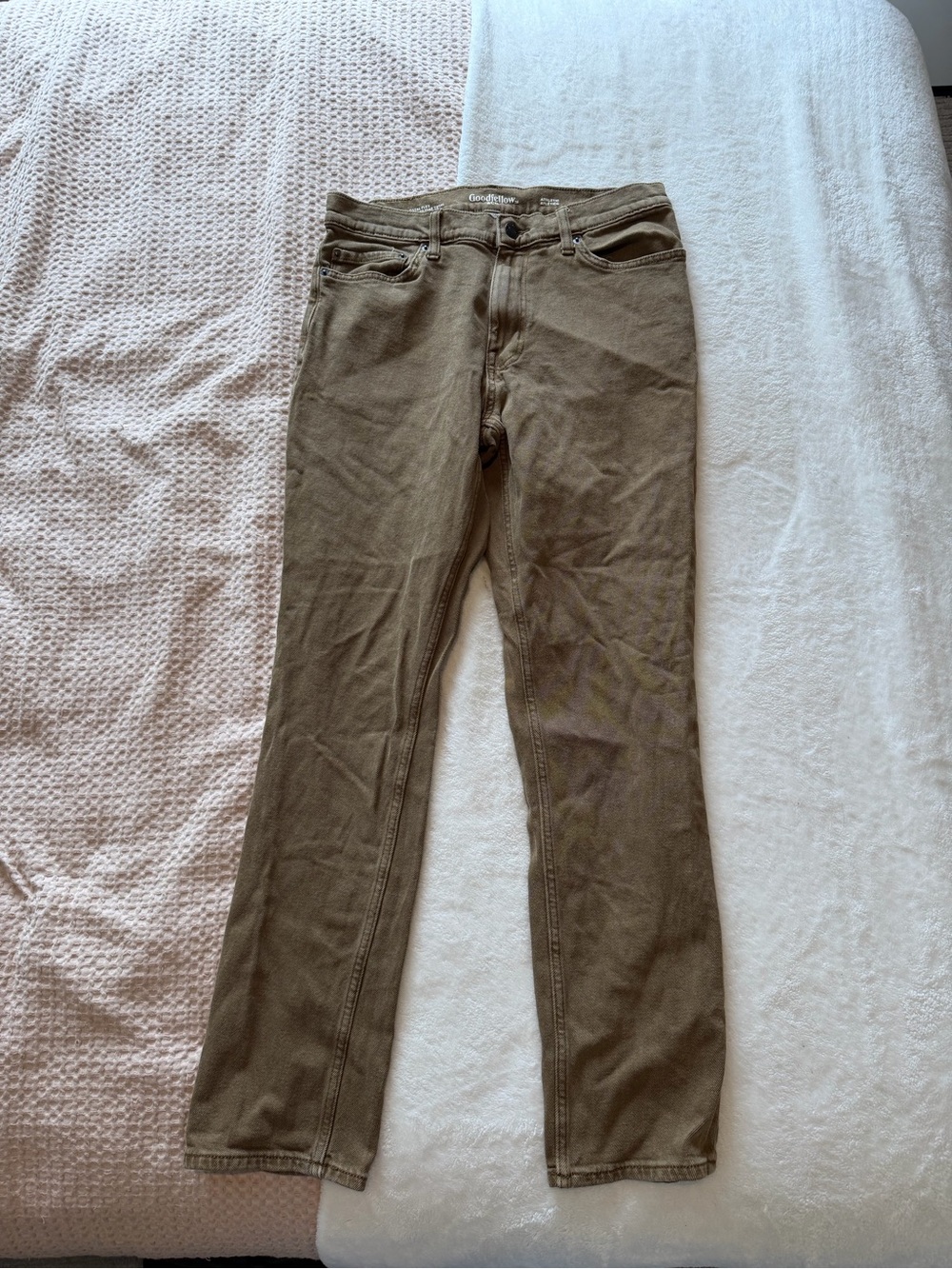 Goodfellow & Co Brown Slim Straight Jeans